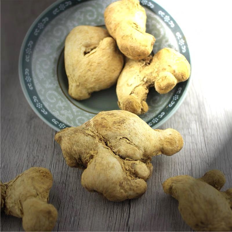 煨姜炮姜正宗煨姜 泡姜 干生姜 黑姜干姜个碳老姜炭多规格 炮姜500克