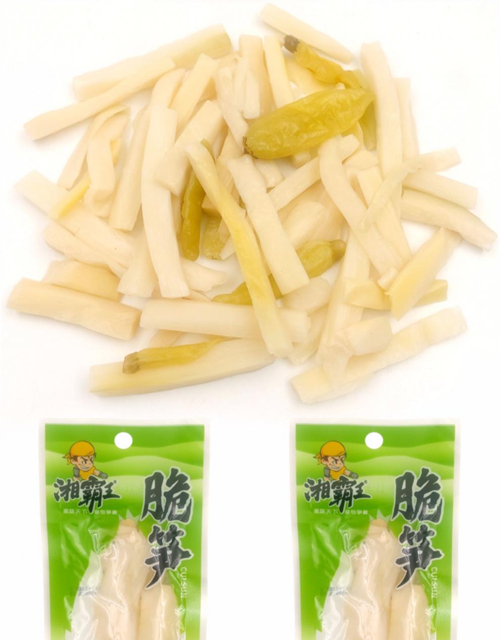 湘霸王泡椒脆笋30g笋干笋片山椒竹笋尖真空新鲜嫩笋零食即食小吃 泡椒