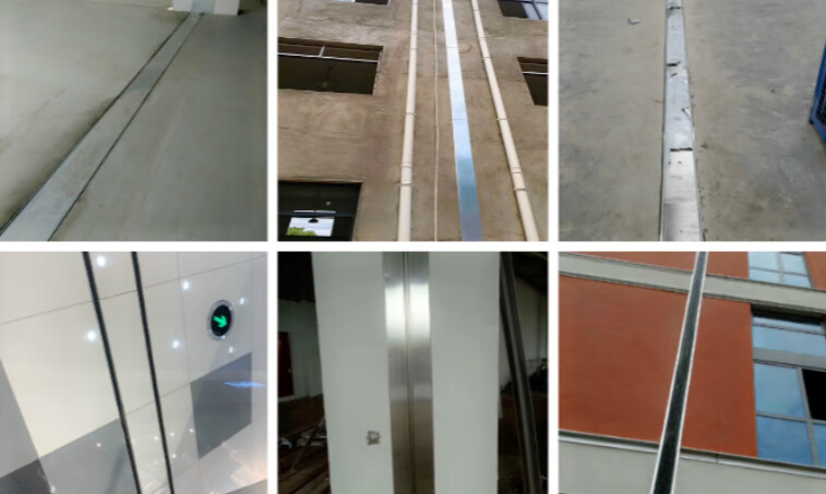 娰桀定制内墙外墙变形缝伸缩缝建筑楼房墙面盖板铝合金变形缝 内墙
