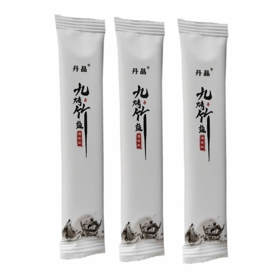 天赐丹晶九烤竹盐饮品竹盐调味料散装一支5克丹晶九烤竹盐10支