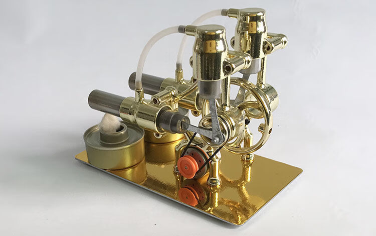 木可西 斯特林发动机发电机蒸汽机物理实验科普科学小制作小发明玩具