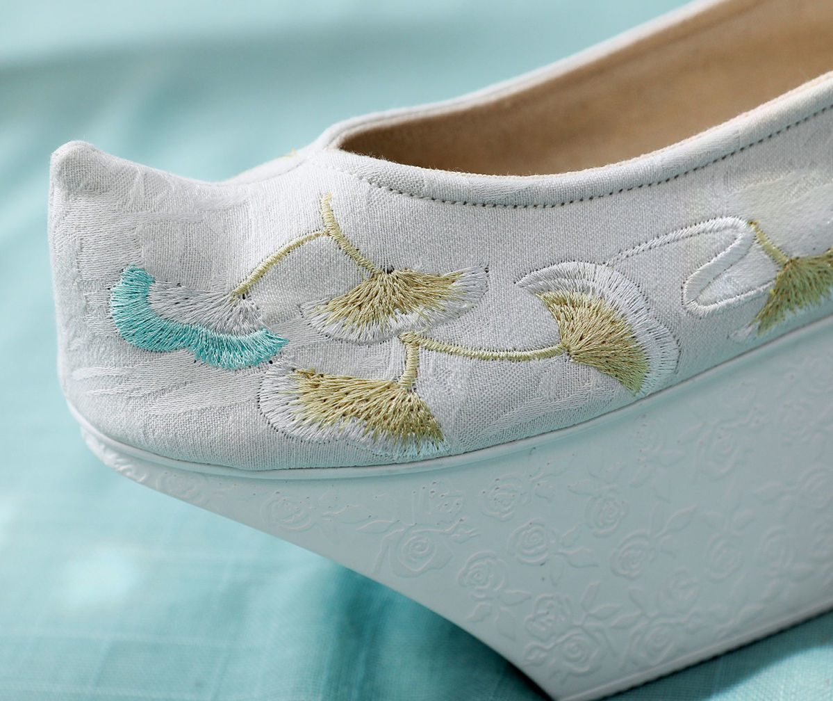 mgjo 演出穿的中国风刺绣翘头弓鞋汉服鞋古装鞋格格鞋旗鞋花盆底鞋