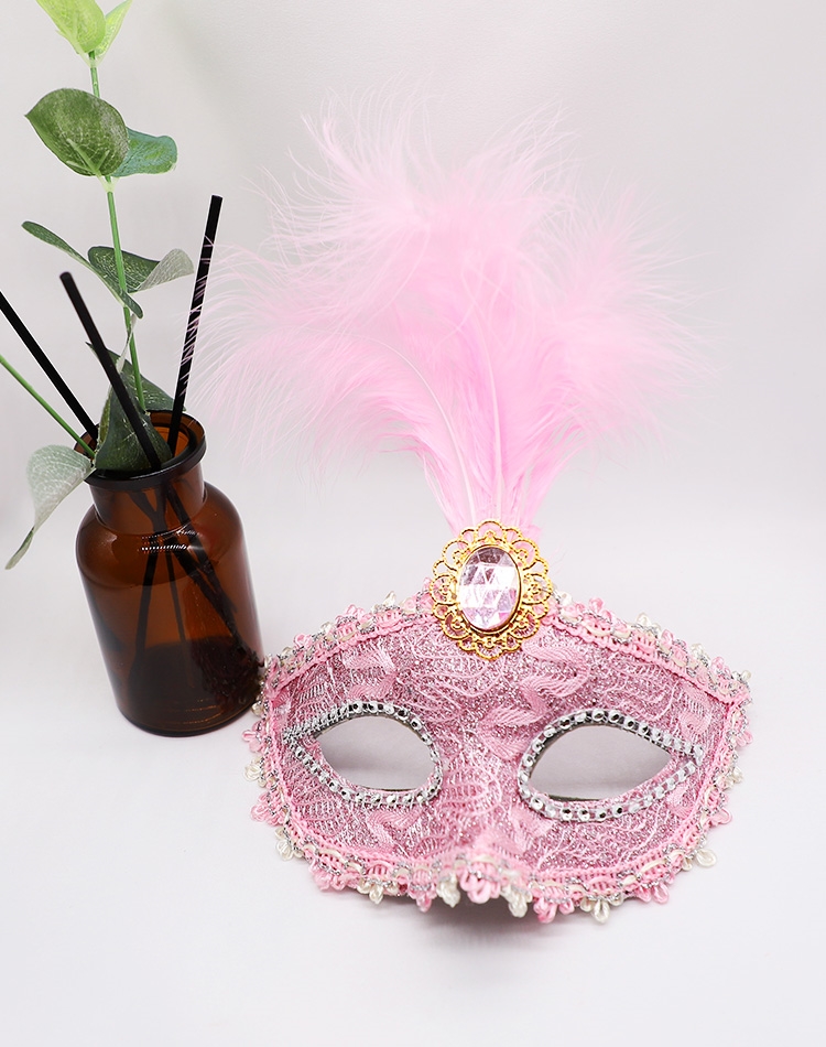 儿童节日爱莎公主面具女孩公主舞会面具学生万圣节爱莎节日派对化妆