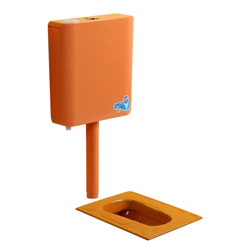 柒悦栖 幼儿园儿童蹲便器小蹲便器陶瓷彩色蹲坑幼儿园蹲厕小孩大小便