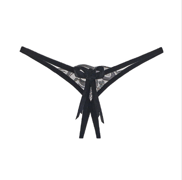 丁字裤女一根线丁字t字内裤女低腰三角短裤情趣开裆裤衩诱惑性感火辣