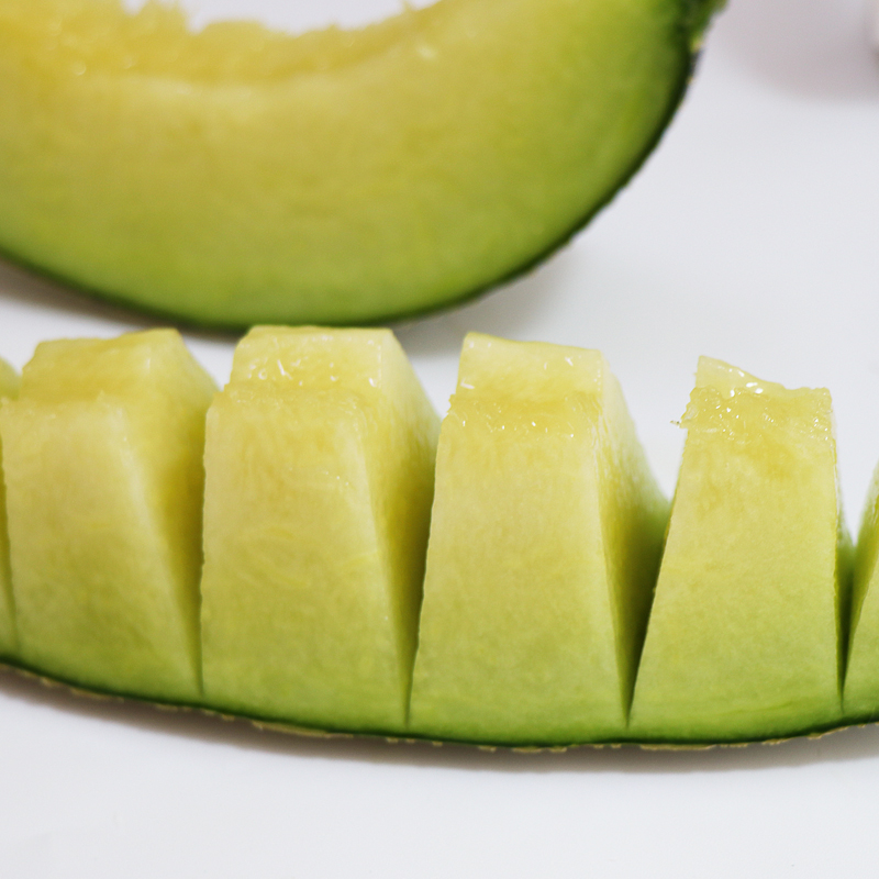 静冈夕张玫珑蜜瓜 2颗礼盒装 爆甜 玫珑口口蜜瓜 玫珑蜜瓜净重6斤