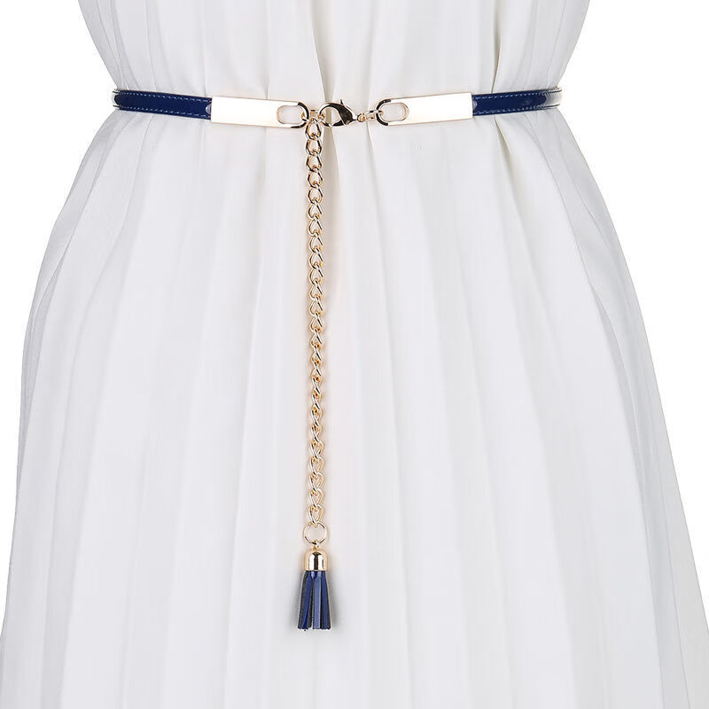 斐珺服饰配件新品连衣裙腰带配饰简约黑色细腰带女装饰连衣裙收腰百搭