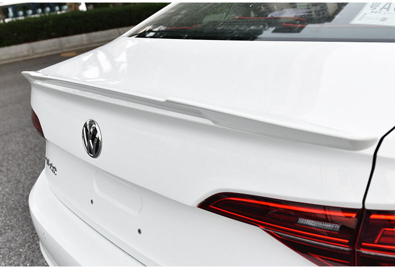 适用于1921款新速腾尾翼改装定风翼免打孔碳纤纹尾翼gli装饰 刀锋款