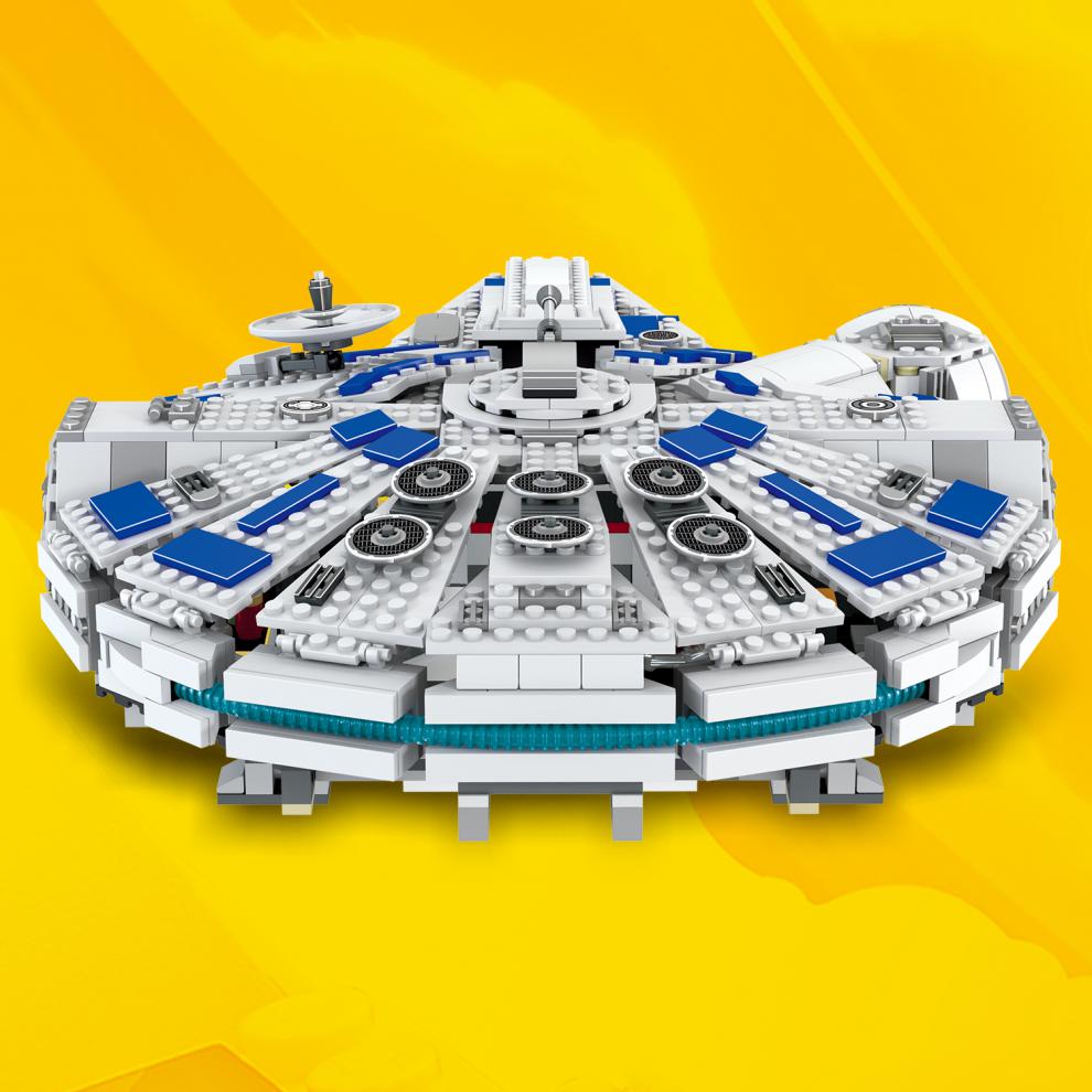 升级版神速千年隼现货新款星球大战系列75212神速千年隼飞船拼装积木