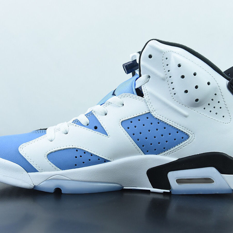 air乔6retrounc高帮北卡蓝白蓝实战休闲运动篮球鞋北卡蓝39