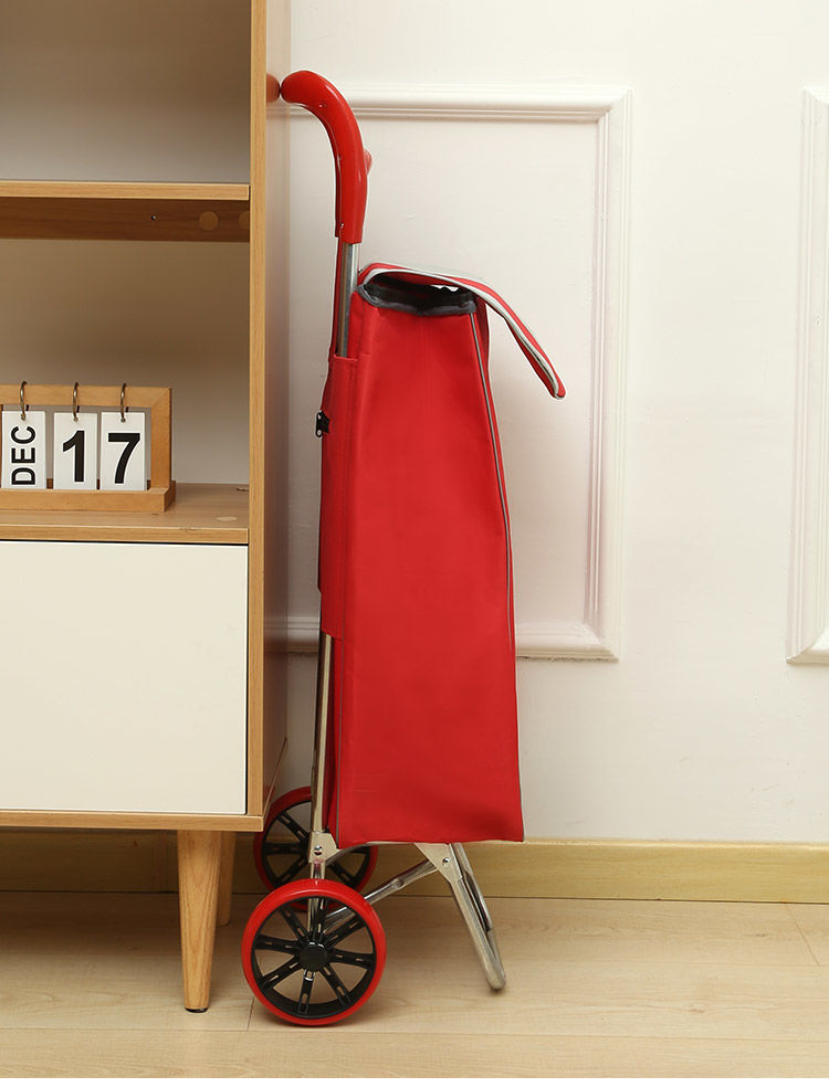 子宇庆 买菜小拉车家用购物行李手拉车便携式购物车拉杆车老人小拖车