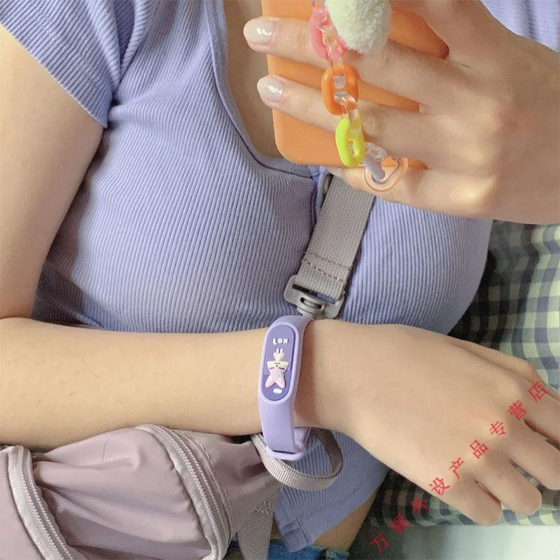 小米mi通用高颜值驱蚊手环学生情侣手环草本驱蚊儿童手环驱蚊神器清香