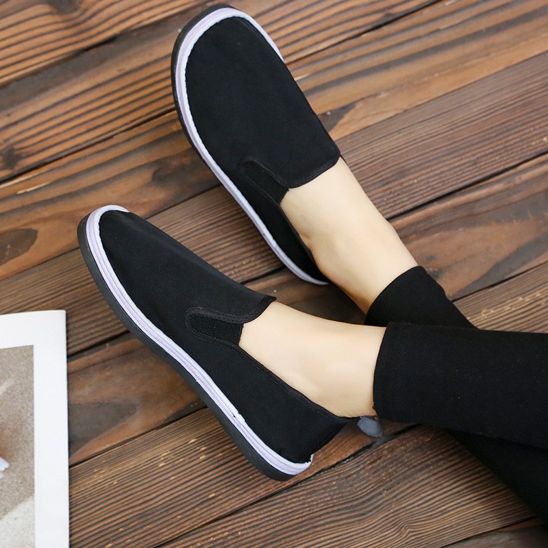 轮胎底布鞋布鞋男女款春秋季防滑透气汽车轮胎硬底防滑轮胎底单鞋橡胶