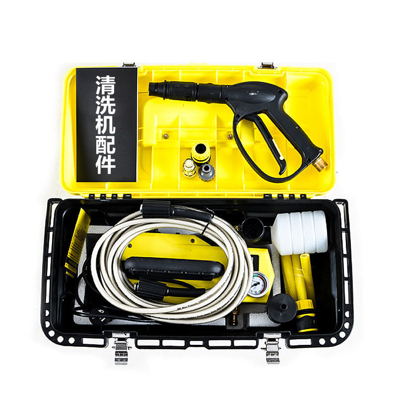 洗车机高压水枪长杆清洗机配件大全接头全套水龙头快接车刷通水刷全铜