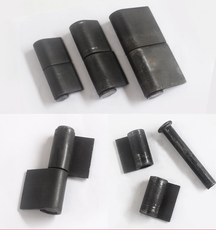 脱卸焊接合页大门铁门铁铰链重型天地轴旗形可拆卸门活页门轴圆柱 5寸