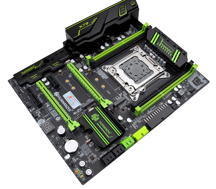 huananzhi华南 x79豪华大板台式atx电脑主板cpu套装2011e5 2650 2680v