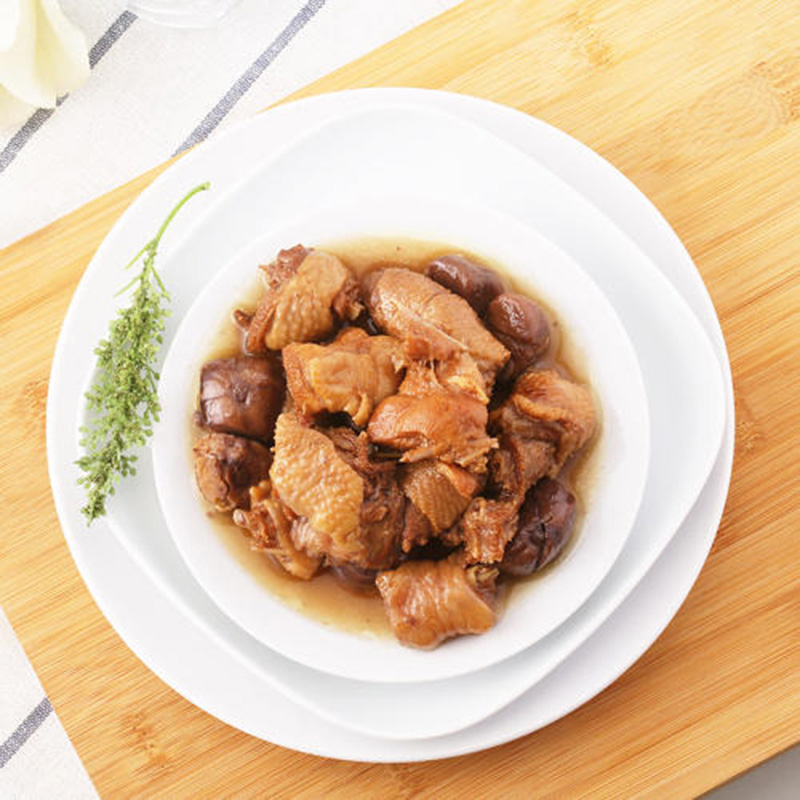 栗子鸡罐头400g4礼盒装格林燕山栗子鸡罐头承德特产即食鸡肉罐头400g2