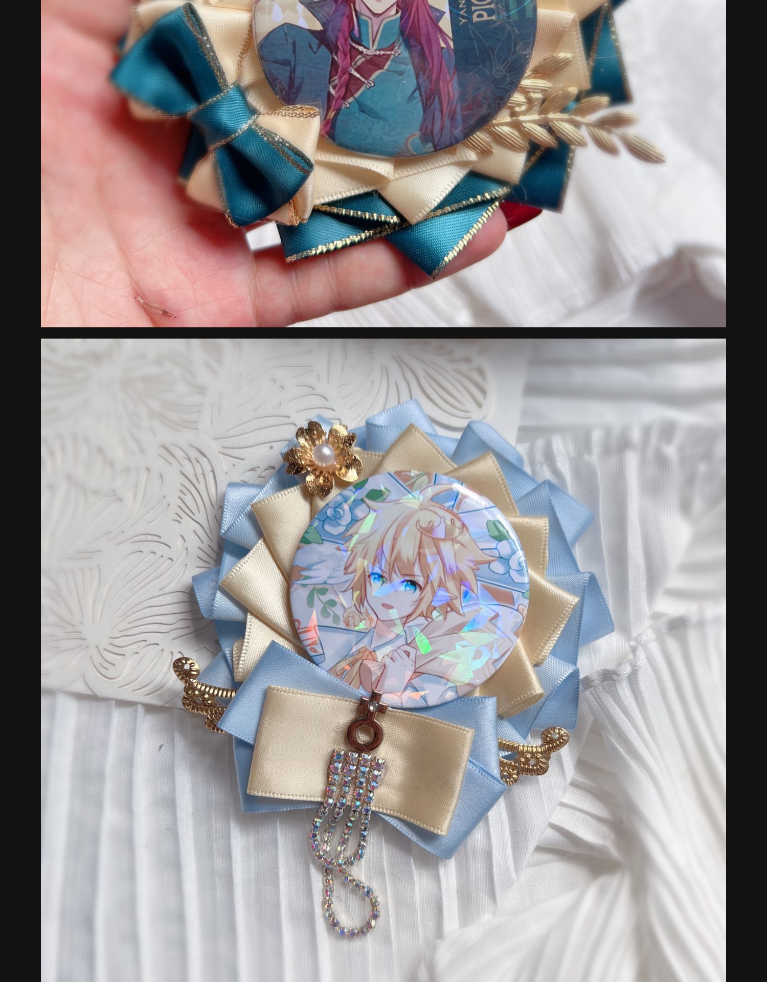 特价华丽吧唧托徽章痛包配饰复古装饰洛丽塔胸针痛包谷美填充饰品