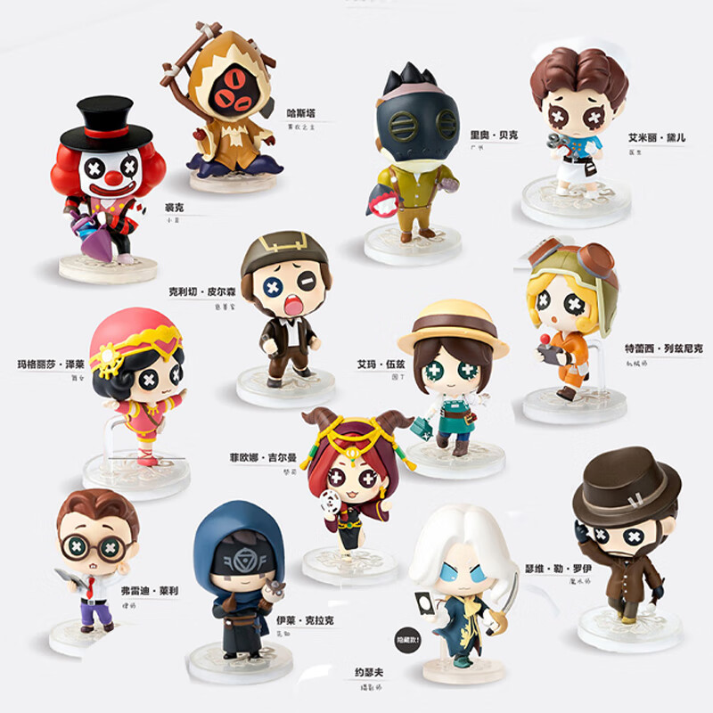 ivl珍宝集q版盲盒桌面入侵系列盒蛋园丁舞女先知摆件礼物 确认款(拆盒