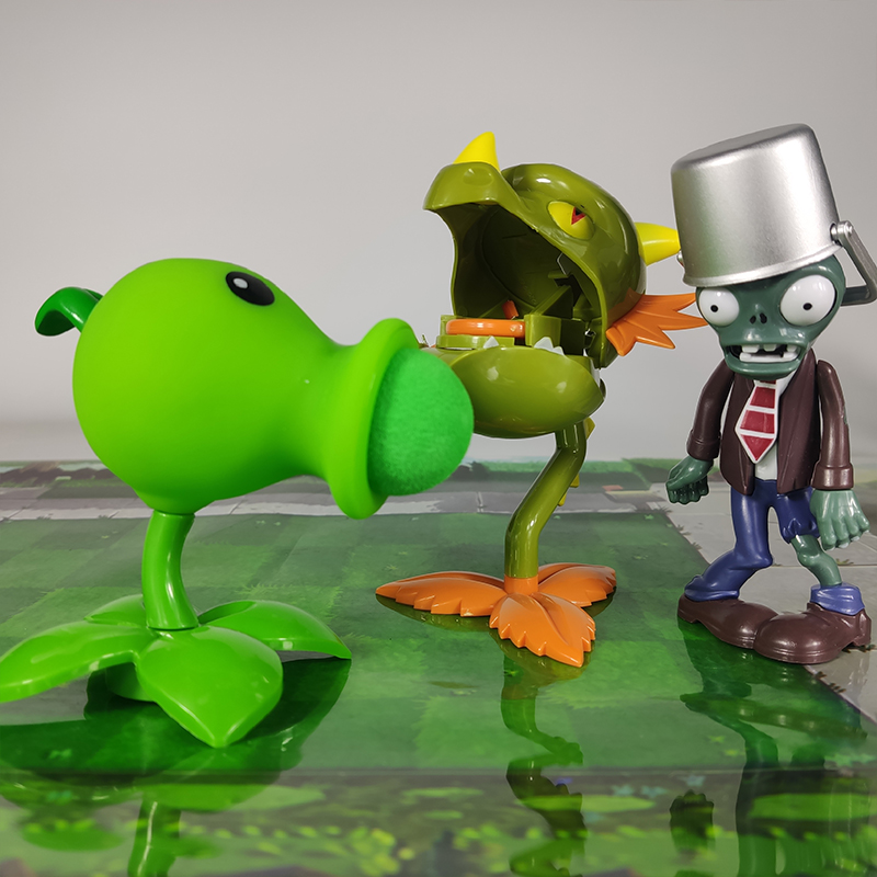 植物大战僵尸玩具软胶豌豆射手寒冰豌豆炮男女孩儿童全套礼物 新年