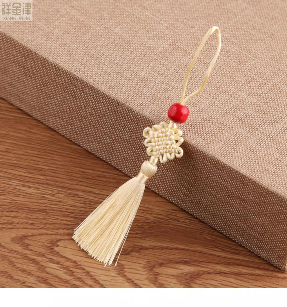 葫芦丝吊坠 7号线编织小巧迷你中国结流苏穗子挂件吊须书签饰品吊穗