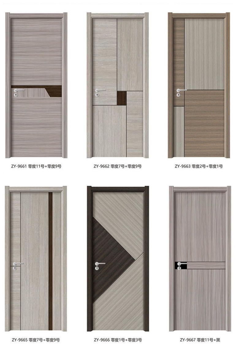 全木门套装门卧室门室内门房门实木复合门现代简约全木3公分一体套