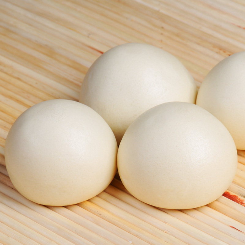 山东纯手工老面四个装馒头农家特产北方面食无添加包子馍馍呛面馍