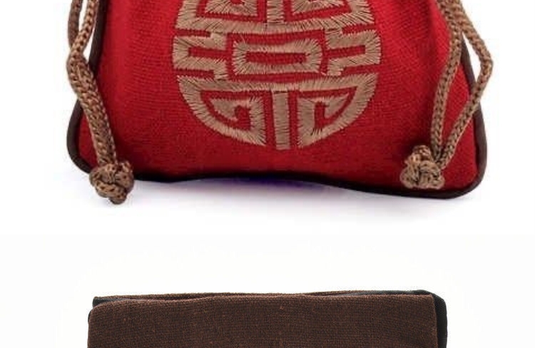 手工刺绣烟袋烟包老式旱烟袋烟斗烟袋烟锅荷包布袋锦囊收纳袋简约妮卡