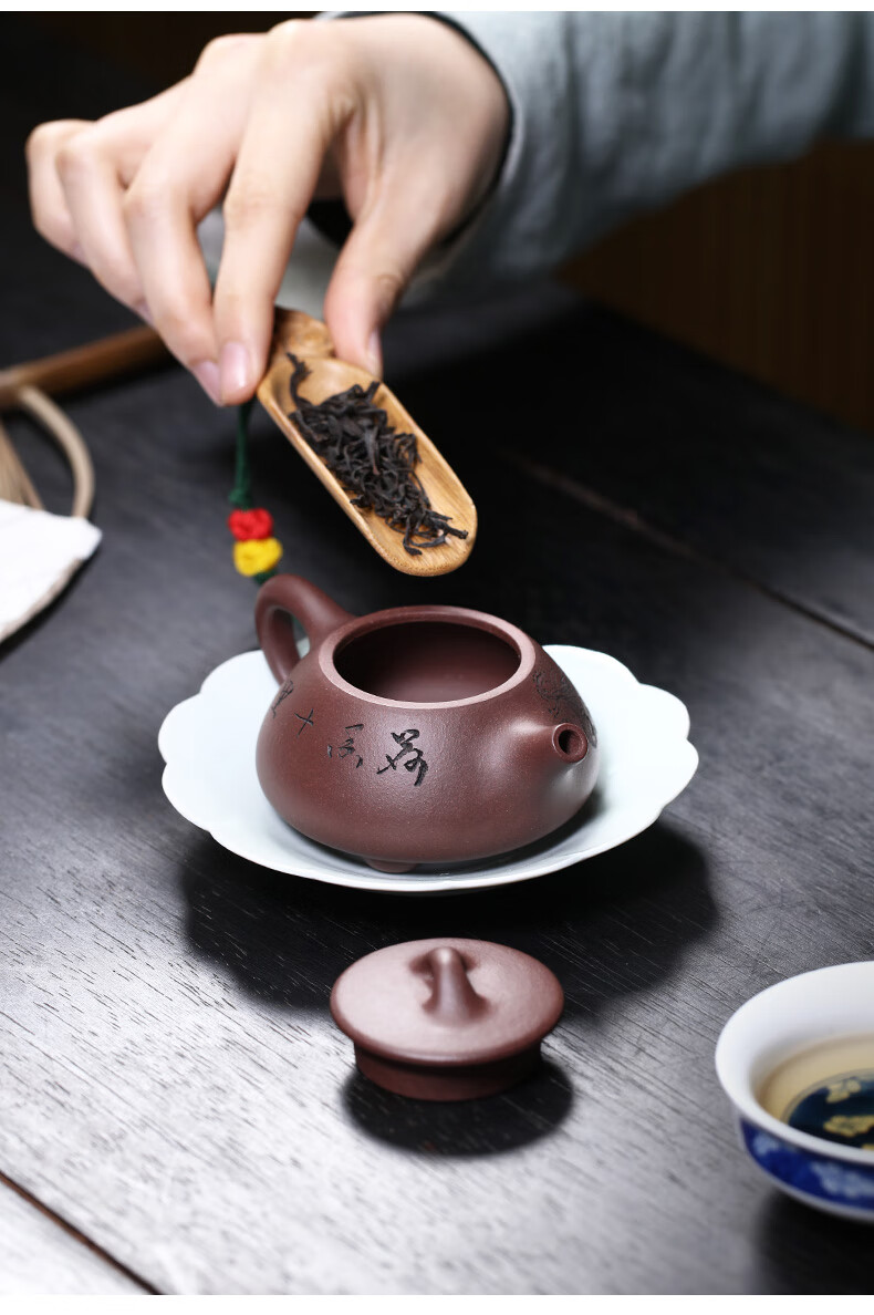 紫砂壶对嘴喝茶壶小容量宜兴紫砂壶单壶手工小茶壶一人用小品石瓢壶