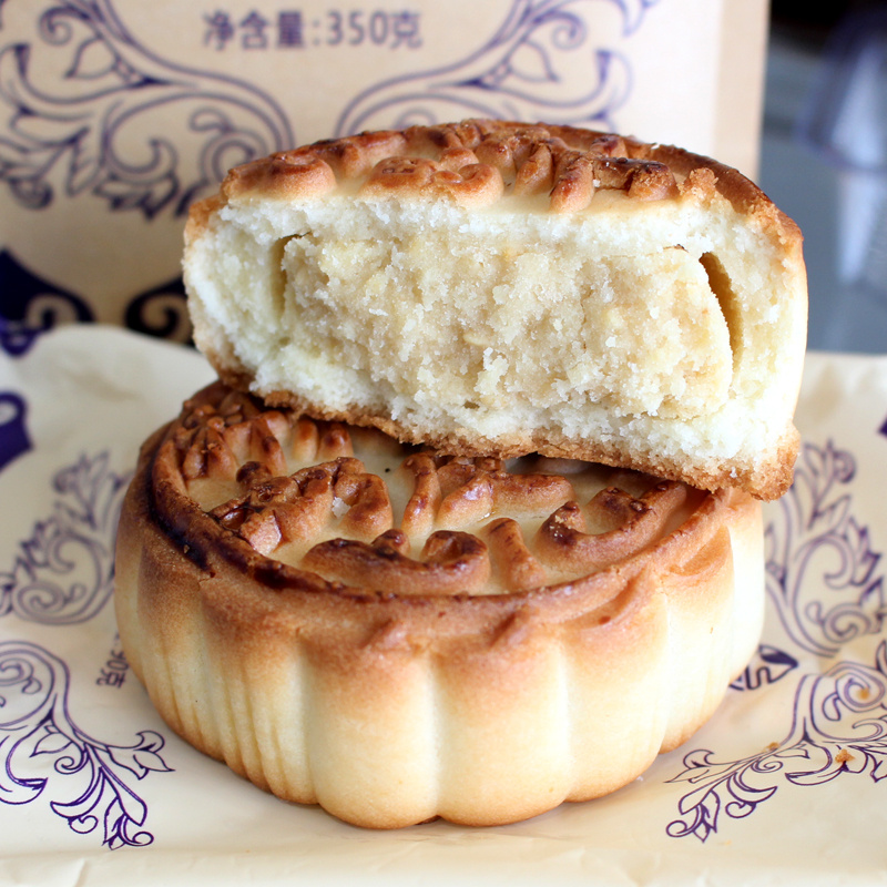 奶皮子月饼内蒙古特产奶月饼奶豆腐夹心特色独立装零食350克奶豆腐