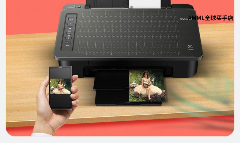 佳能(canon)佳能ts308打印机家用小型彩色喷墨学生作业家庭照片相片