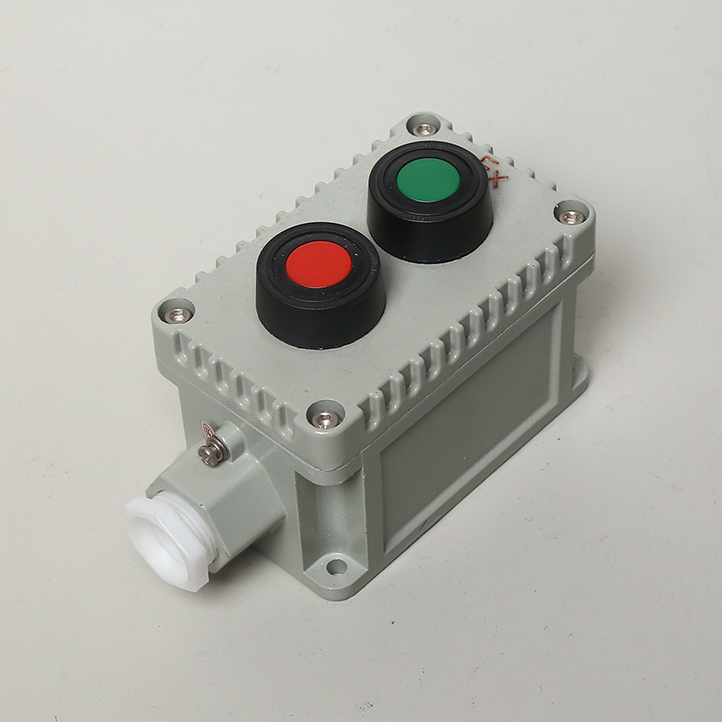la53-a2防爆控制按钮2钮风机启停开关盒380v防爆主令控制器铸铝玛堤