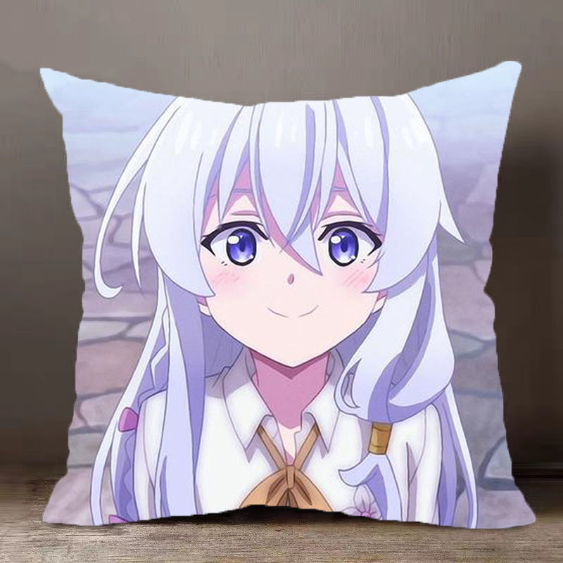 魔女之旅小说周边抱枕伊蕾娜人物屑魔女二次元动漫靠枕床头沙发枕头套