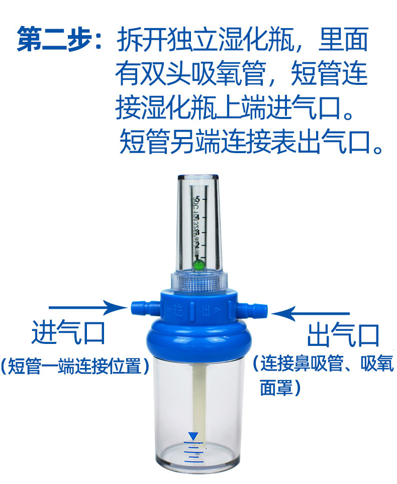 便携式氧气瓶使用图解图片