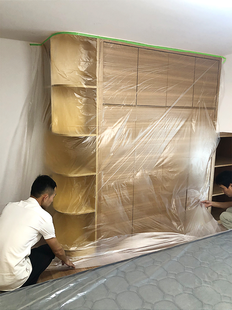 装修沙发防尘遮盖柜子防灰尘墙面刷墙保护膜家具家用塑料防护膜27米
