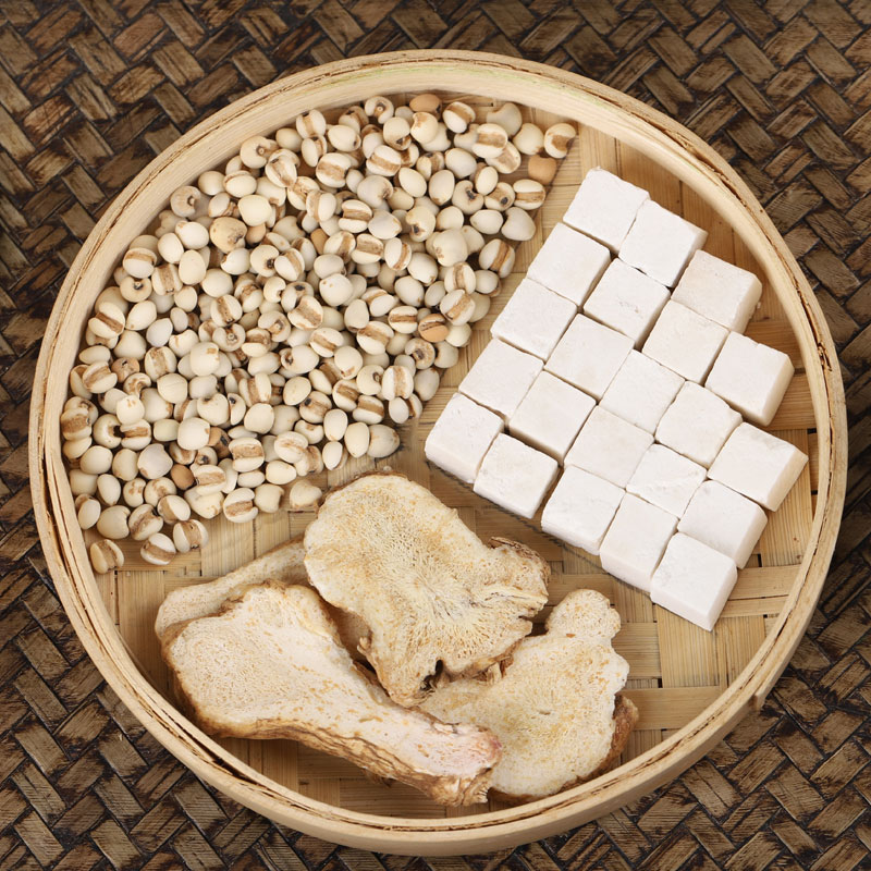 同仁堂白术茯苓薏米茶自制中药材参苓散药包茶茶非500g特级野生【图片