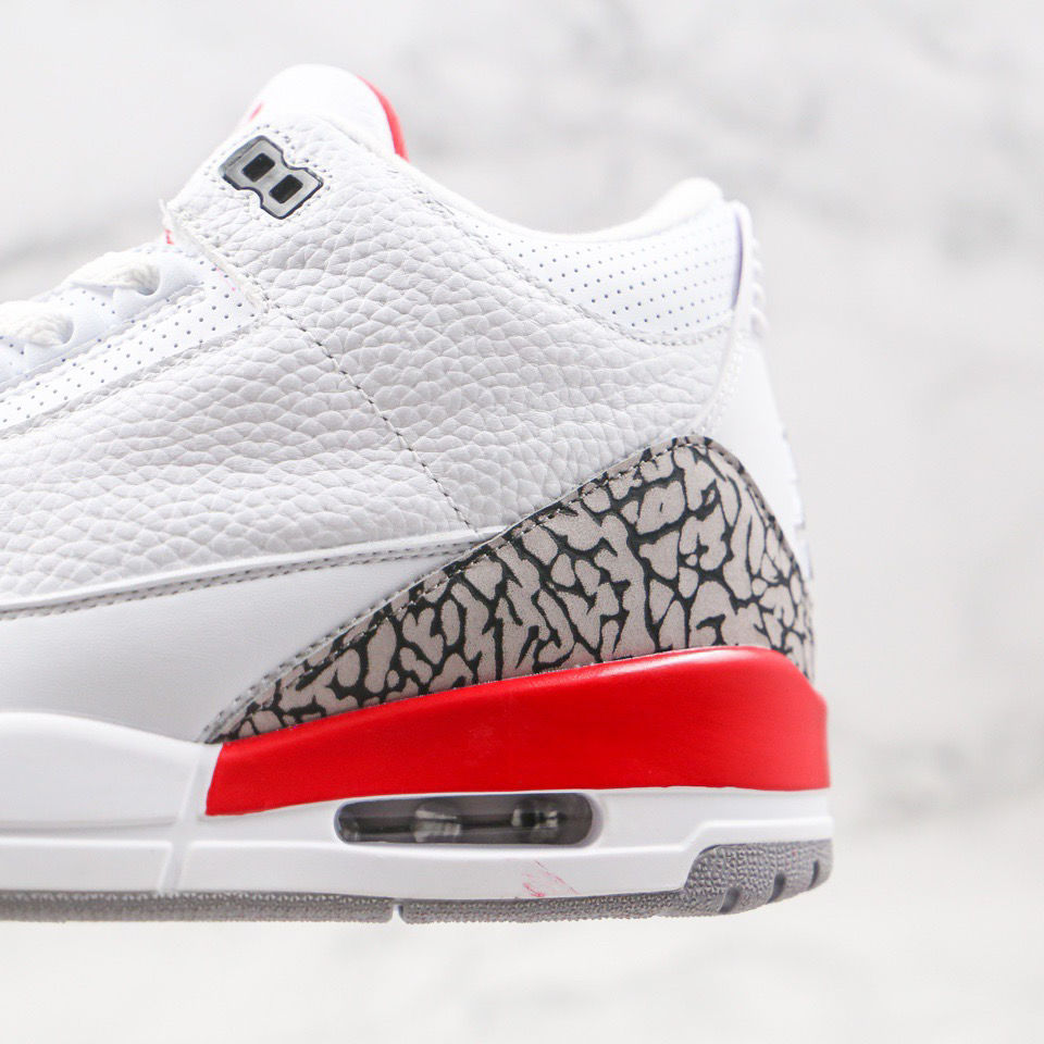 aj3纯原级白红爆裂纹经典男女情侣休闲运动鞋学生流行百搭板鞋白色36