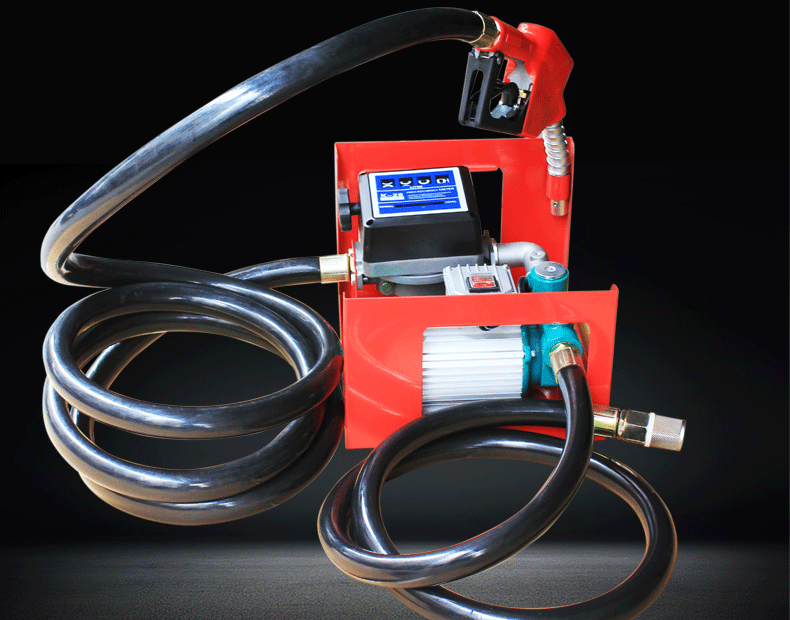 电动加油机套装计量加油泵油管柴油泵220v抽油机加油枪油抽自吸泵