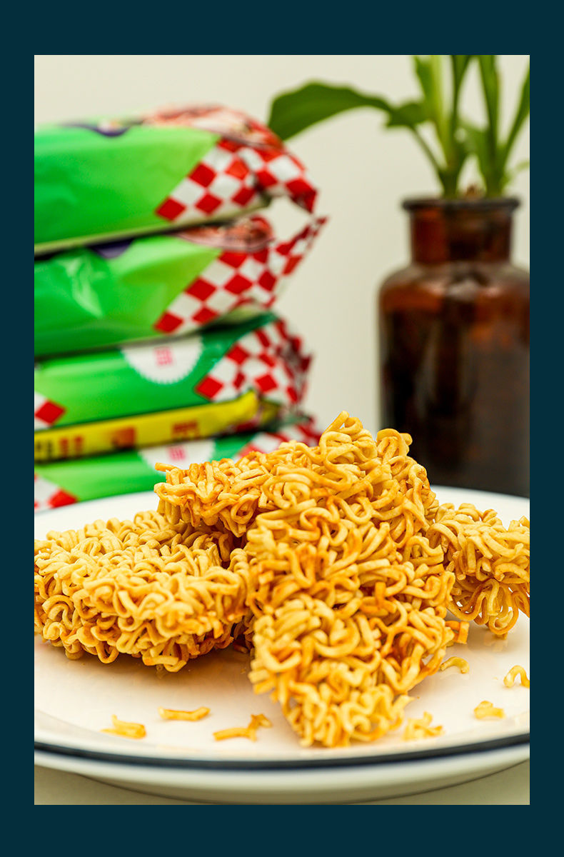 方便面蟹皇面蟹黄面70g潮汕小吃整箱装干吃干脆面煮泡面幸运蟹皇面5包