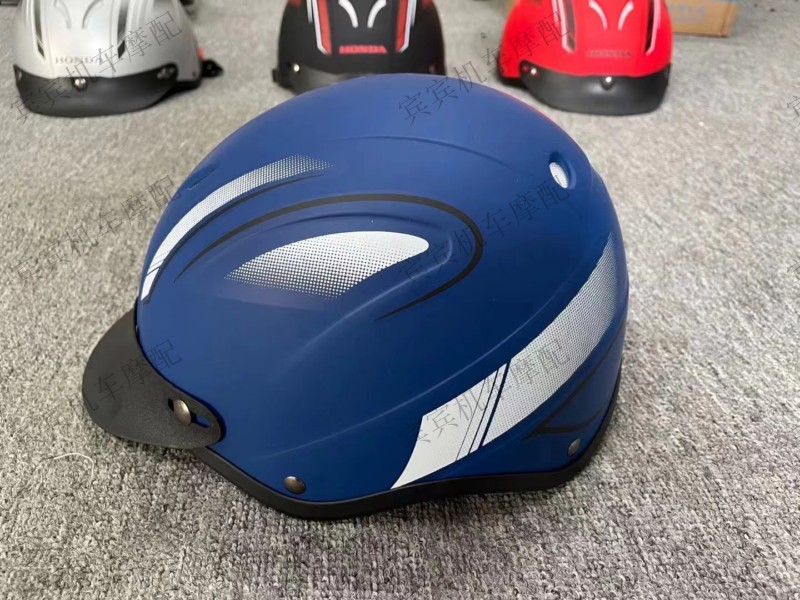 五羊本田头盔越南本田摩托车电动电瓶车安全帽机车女防半盔四季通用