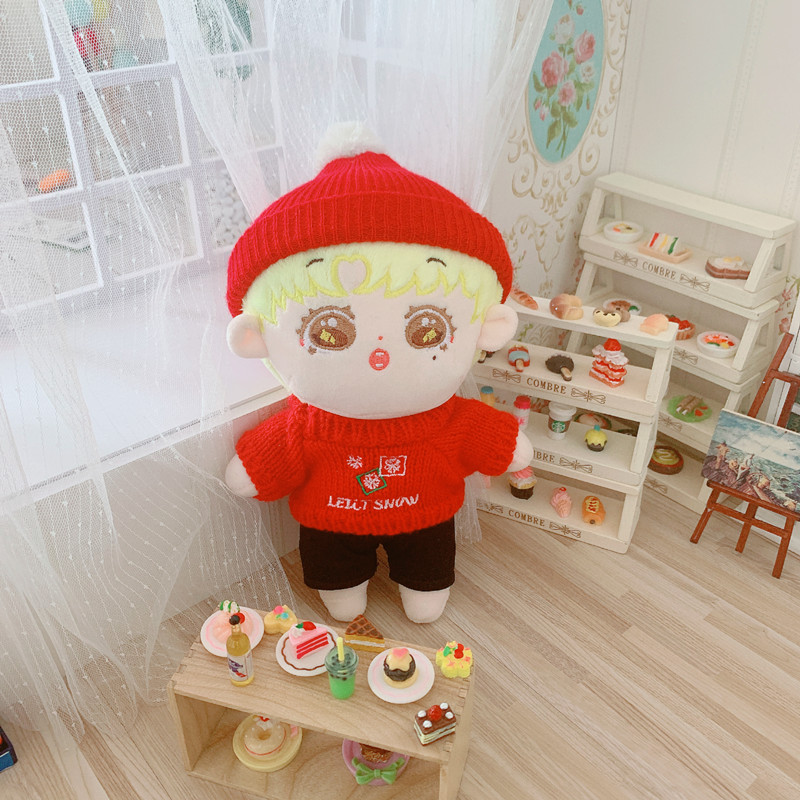 时代少年团玩偶严浩翔娃娃公仔棉花玩偶20cm娃衣可换套装时代少年团