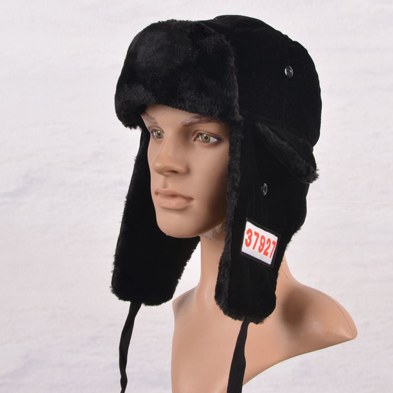 cfsc火车头帽子37927苏联俄罗斯军帽雷锋帽男骑车防风帽防寒保暖护耳