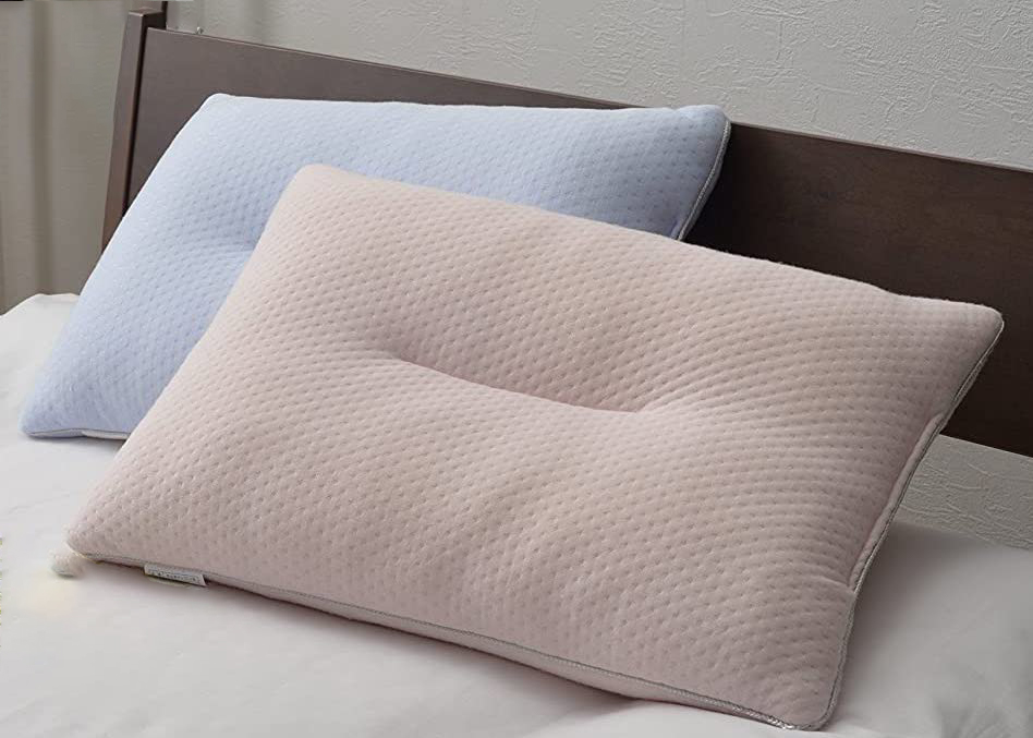 西川记忆枕头 日单出口西川记忆枕慢回弹护颈护椎碎海绵枕凹凸枕透气