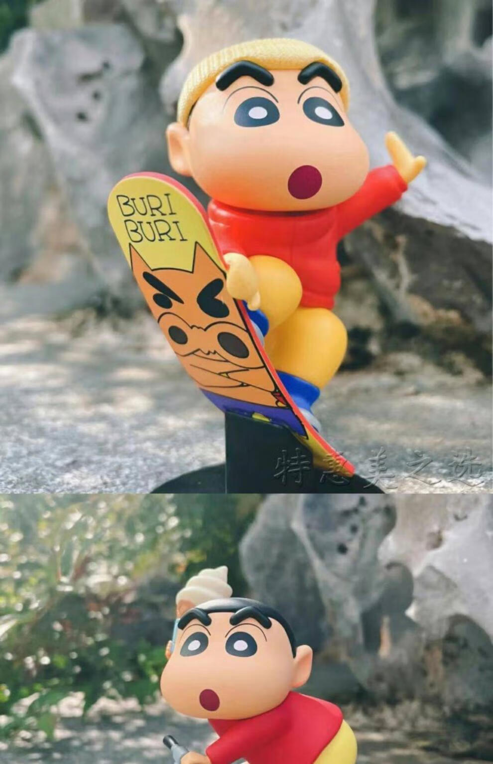 现货蜡笔小新环游世界3盲盒 日常系列公仔潮玩周边摆件 确认款 北极