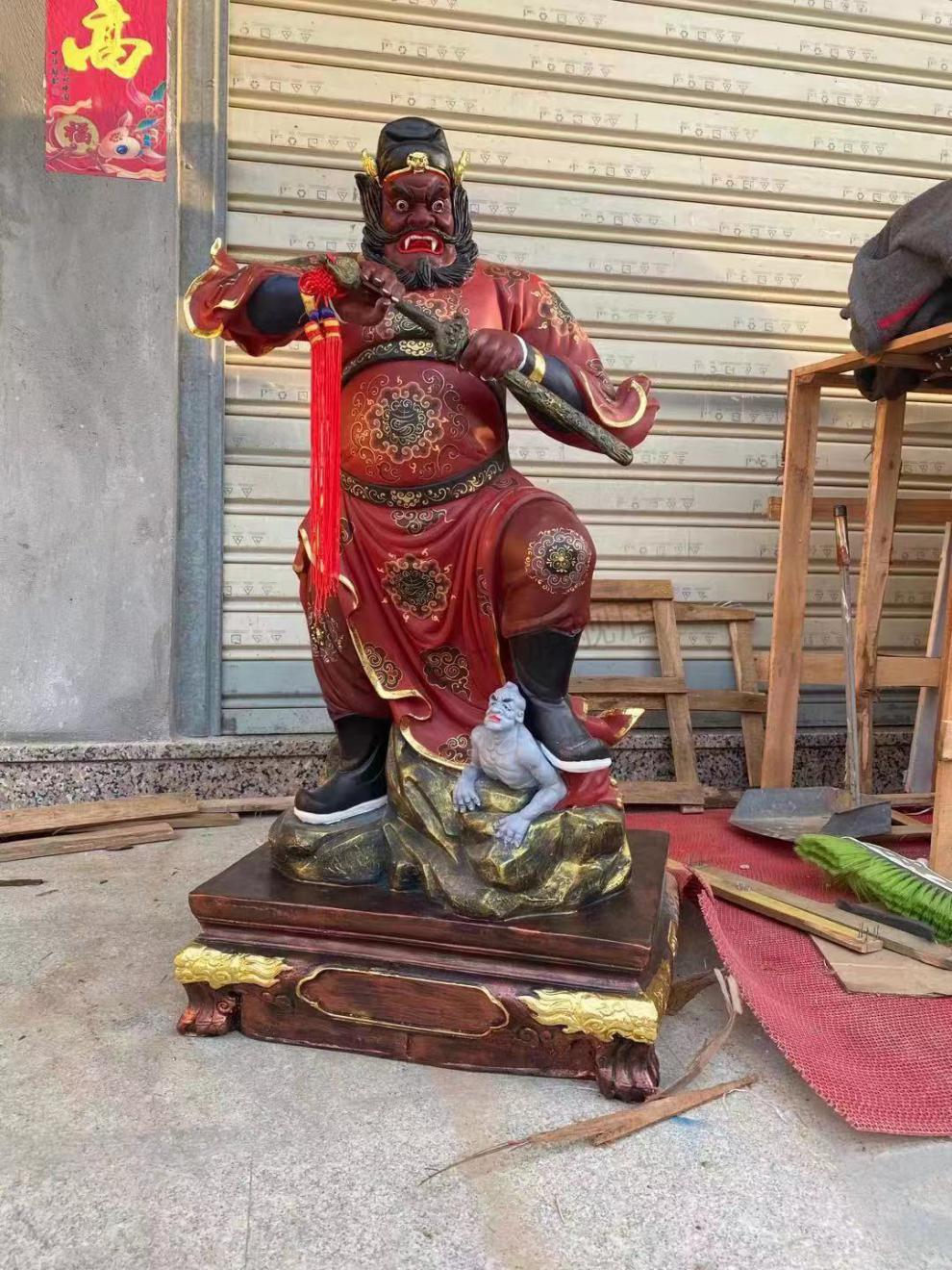 天祥缘 钟馗神像钟天师 钟正南88厘米1米树脂玻璃钢木雕铸铜摆件珂楚