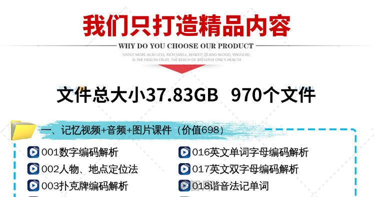 3，記憶力眡頻訓練教程科學記憶法記憶宮殿大腦潛能開發零基礎入門培訓課程資料