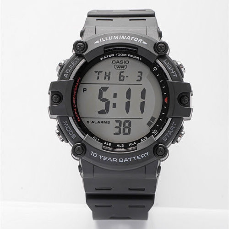 casio卡西欧 海外代购手表男复古运动大屏数显防水腕表 ae-1500wh-8b
