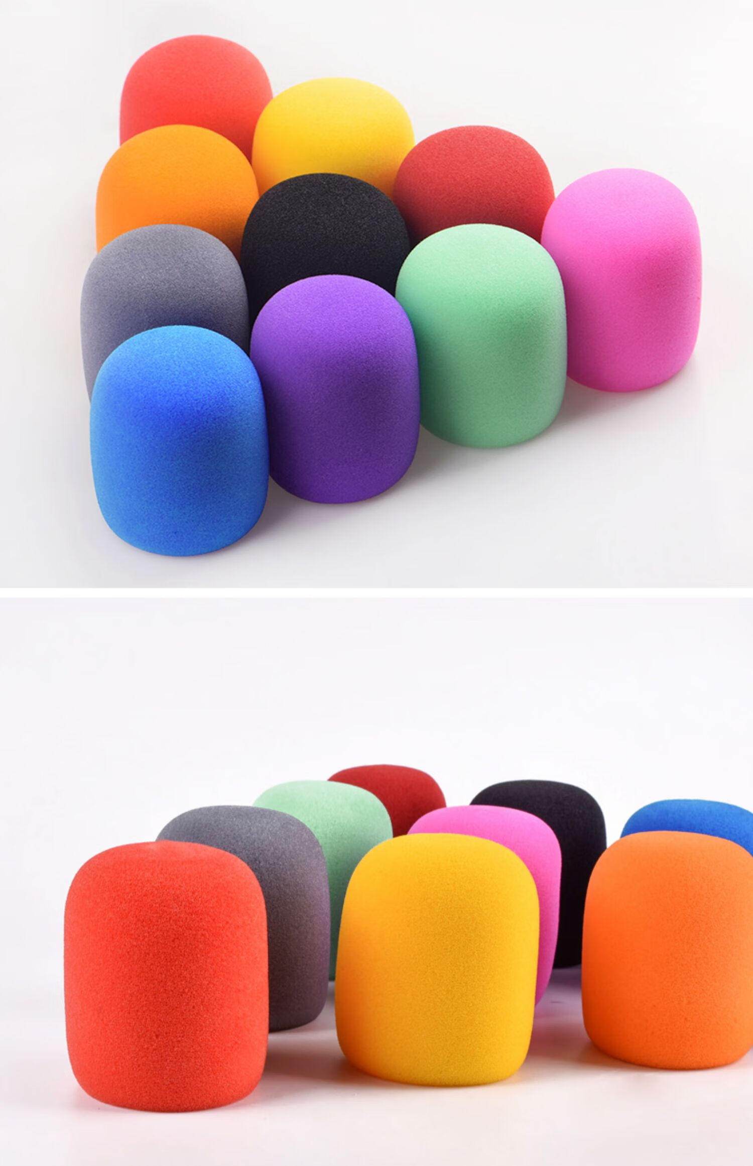 yngfn 话筒套海绵套加厚非一次性话筒罩主播无线麦克风套子贩ktv海棉