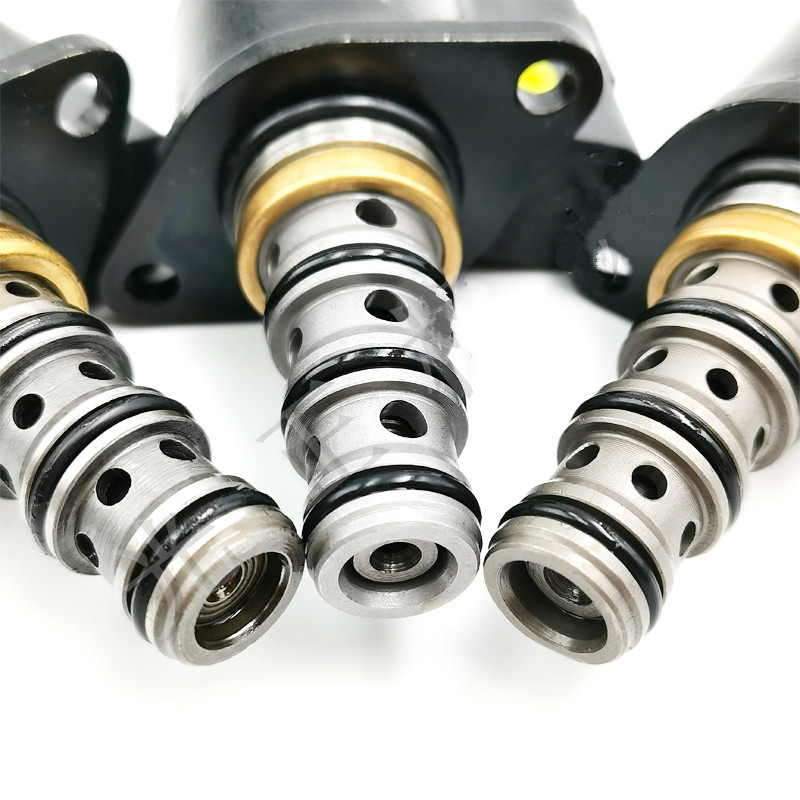 挖机配件适用卡特312/320/323/325b/c/d液压泵分配器比例电磁阀 合资