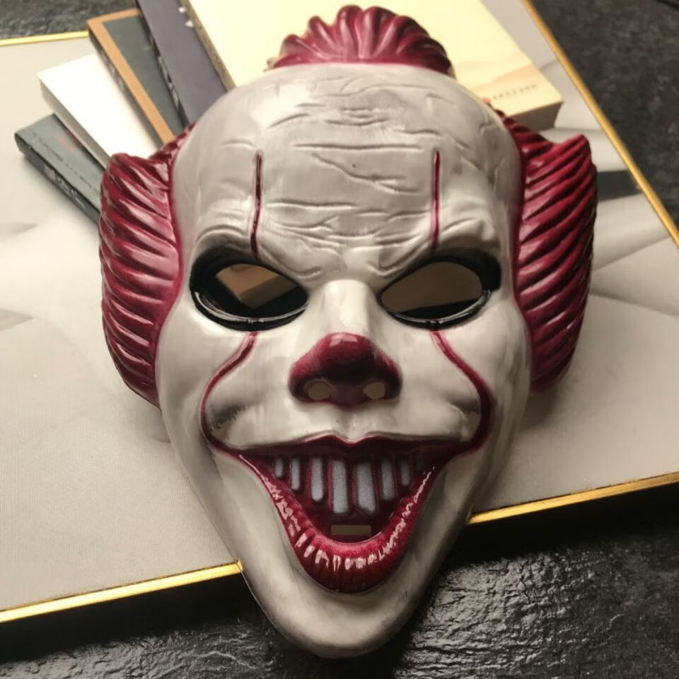 万圣节成人男女款全脸面具惊悚头套化妆舞会舞台表演鬼屋cos道具电锯